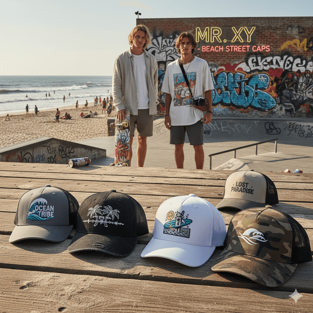 Mr.XY lifestyle - beach meets street culture caps
